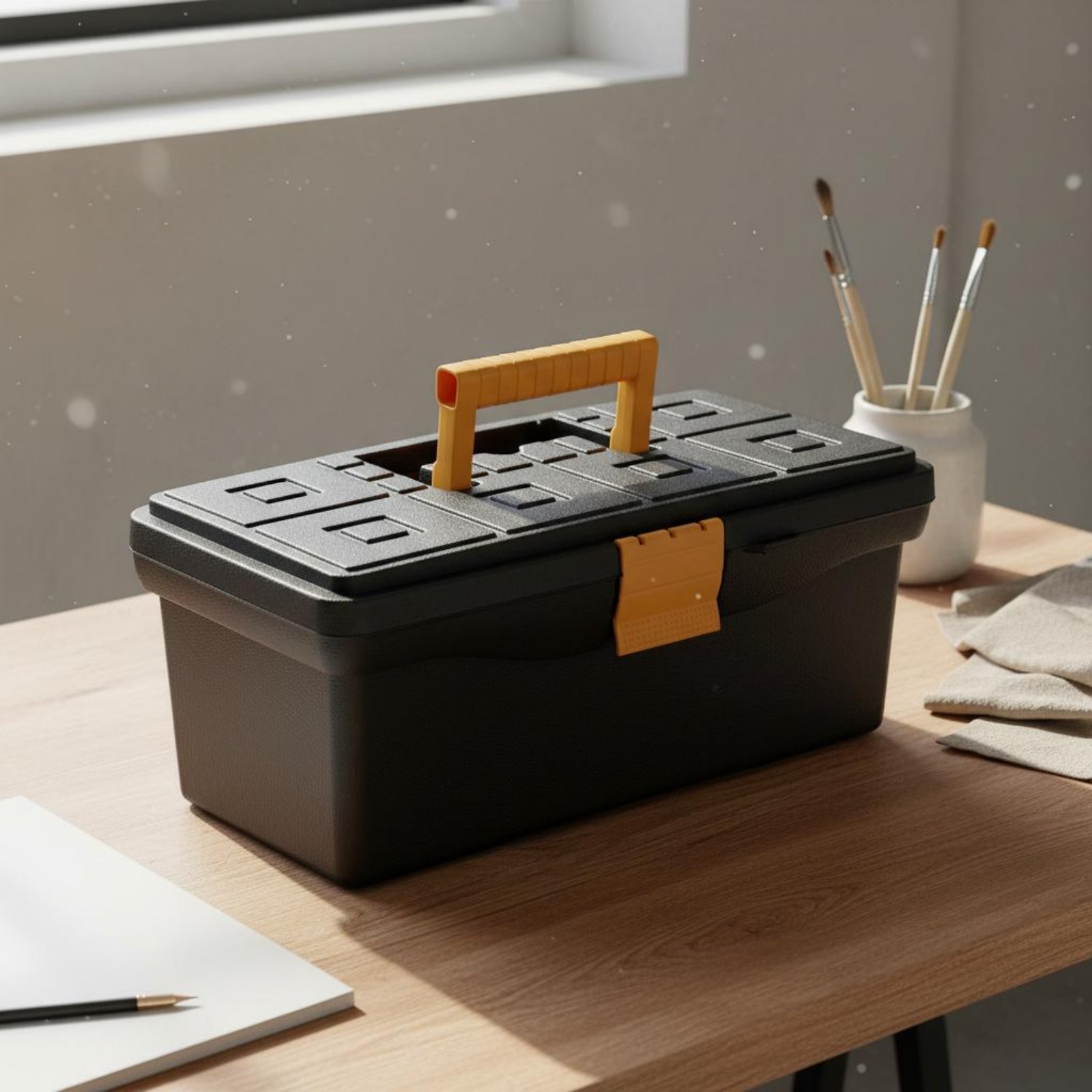 Box Art And Craft - صندوق لوازم فنية صلب متعدد الأقسام