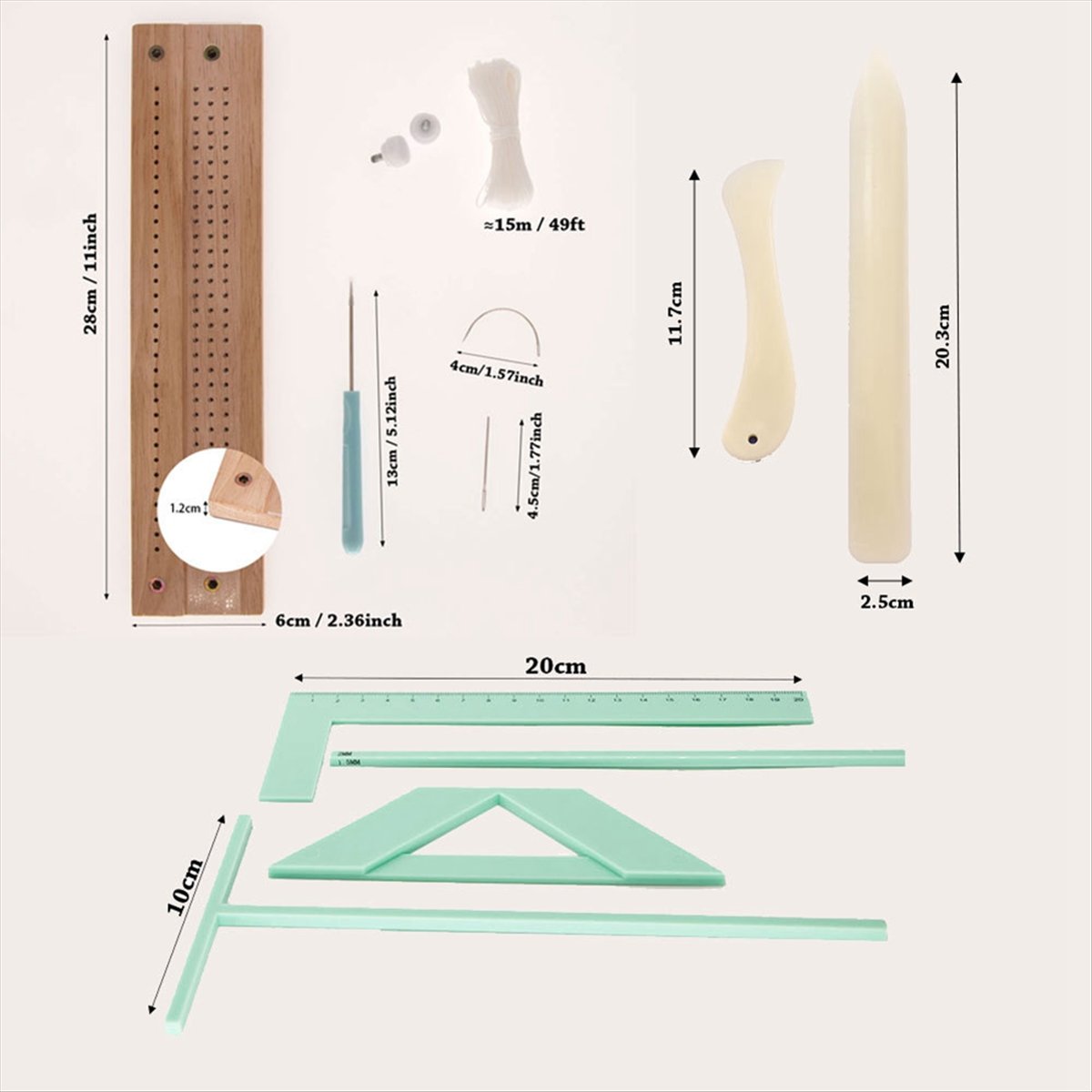 Bookbinding Supply Kit - T32C جديد: دليل تغليف الكتب، مستلزمات