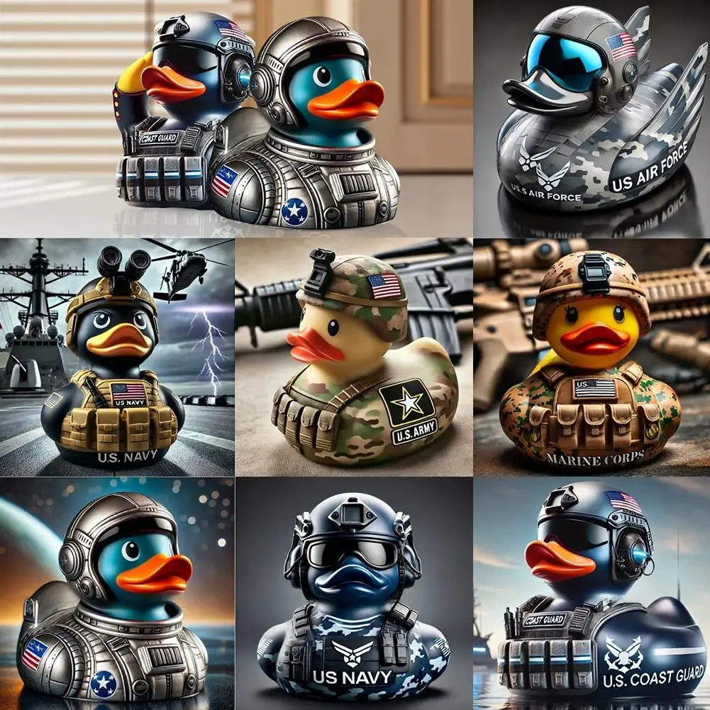Art Craft Duck - 1 قطعة زخرفة بطة الإبداعية المخضرم