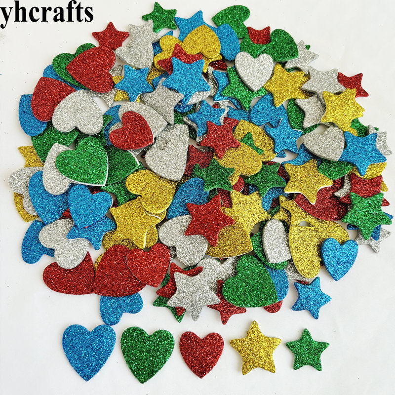 Art Craft Kindergarten - ملصقات رغوية لامعة على شكل نجمة