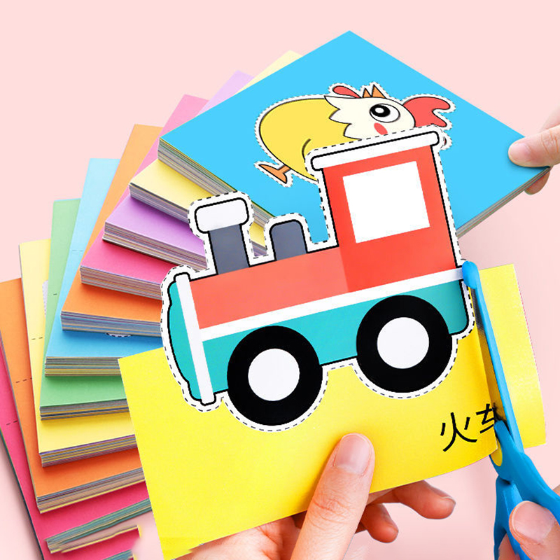 Art Craft Book - 96 قطعة مجموعة قطع الورق الممتعة،