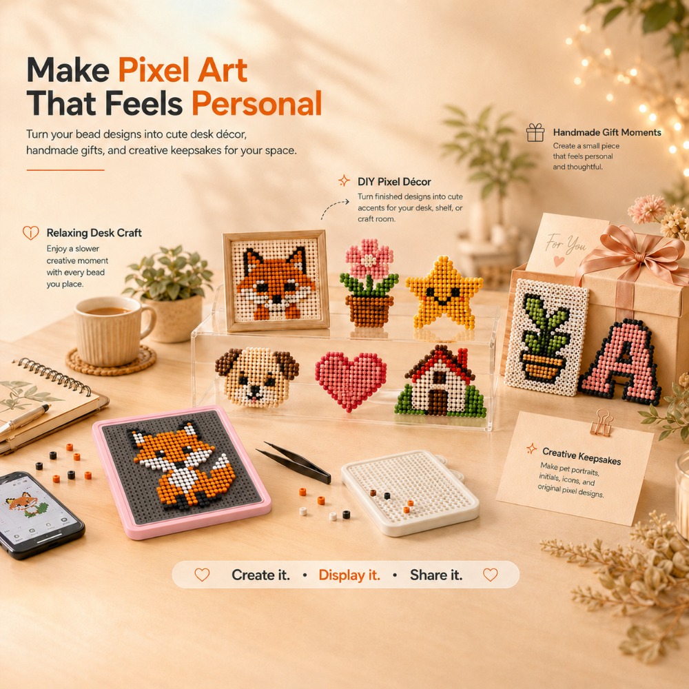 Art Craft App - لوحة إضاءة LED ذكية بخرزات قابلة