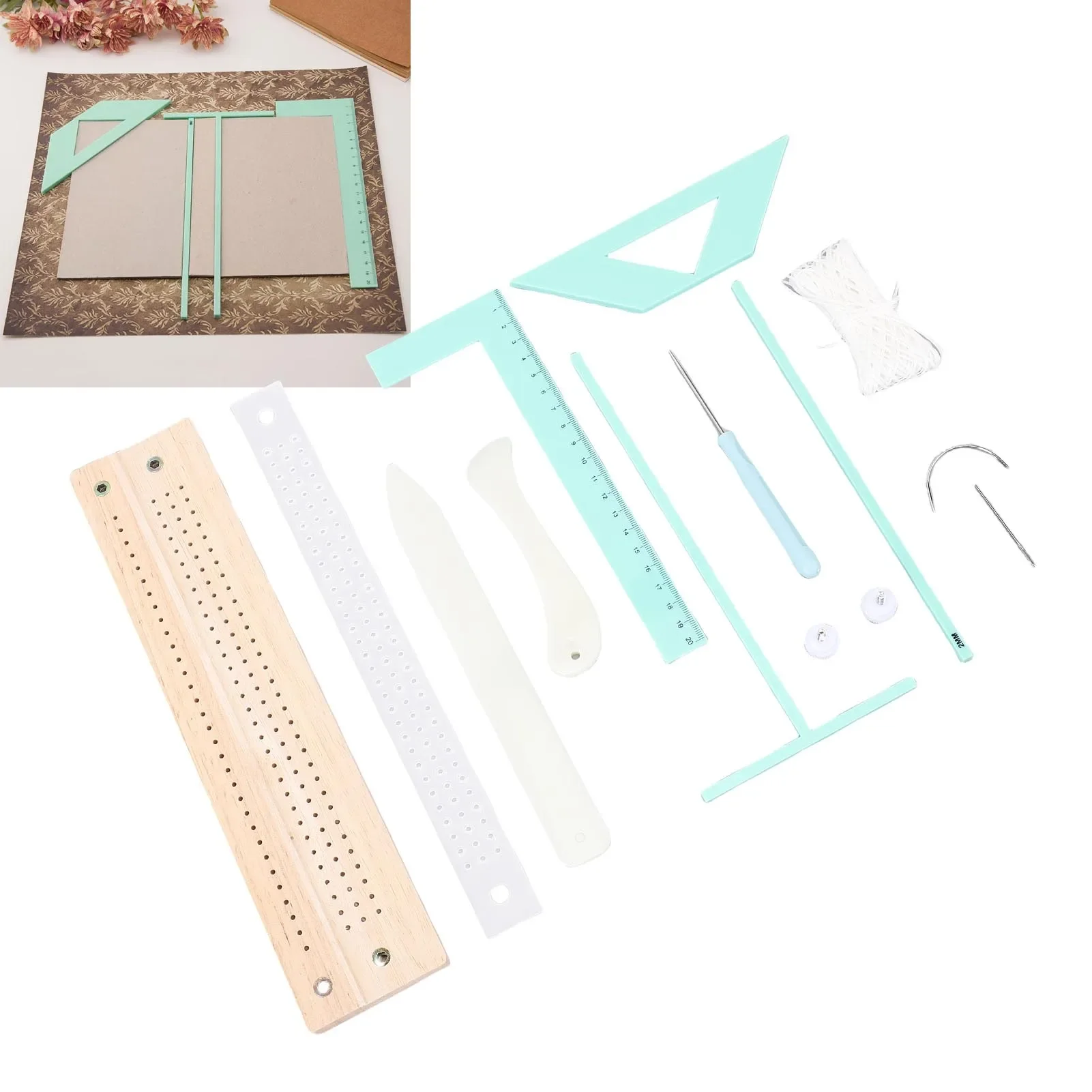 مجموعة لوازم تجليد الكتب متعدد - مراجعة Bookbinding Supply Kit وسعره