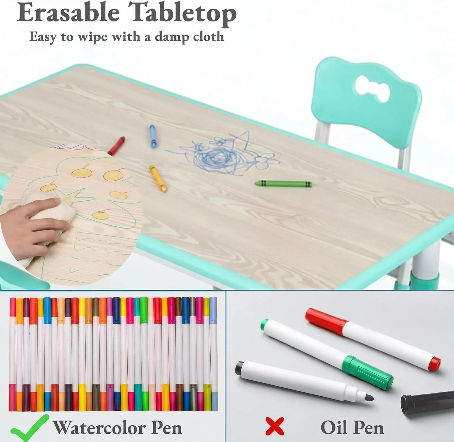 طاولة أطفال مع 6 كراسي، مكتب ق - مراجعة Art Craft Activities For Preschoolers وسعره