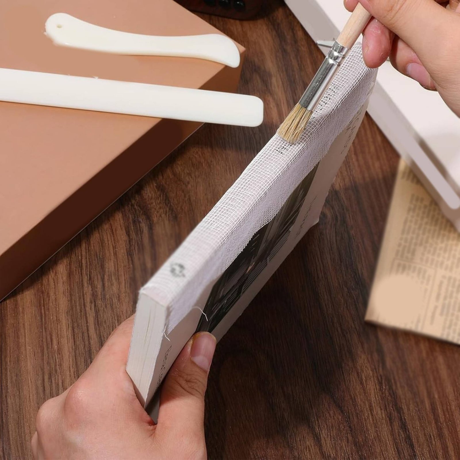 طقم أدوات وقماش لتجليد الكتب م - مراجعة Bookbinding Supply Kit وسعره