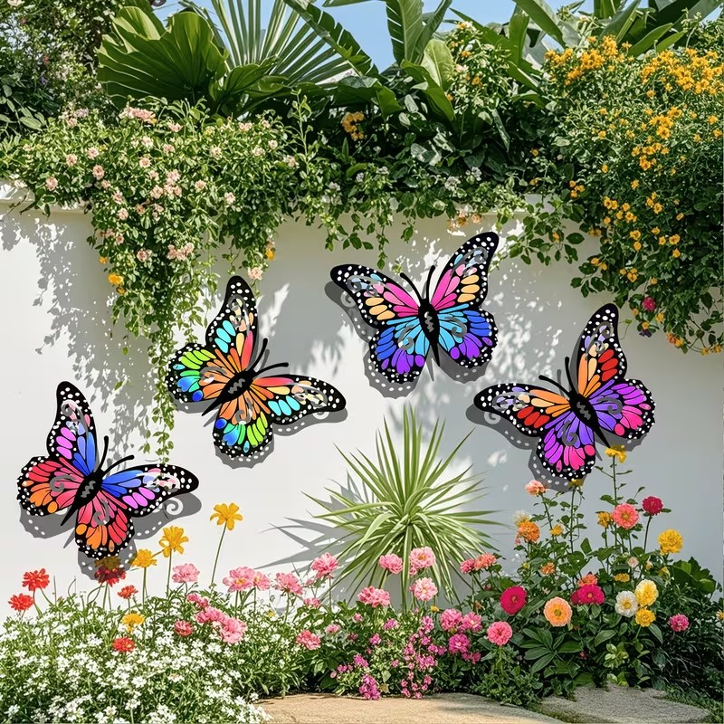 4 قطع من تماثيل الفراشات المعد - مراجعة Art Craft Butterfly وسعره