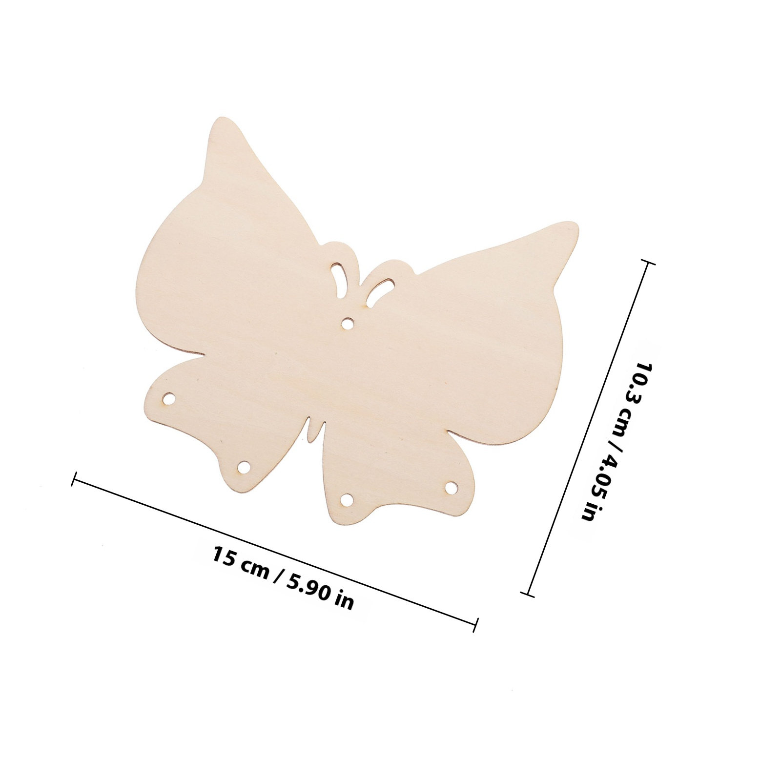طقم واحد من أجراس الرياح الخشب - مراجعة Art Craft Butterfly وسعره