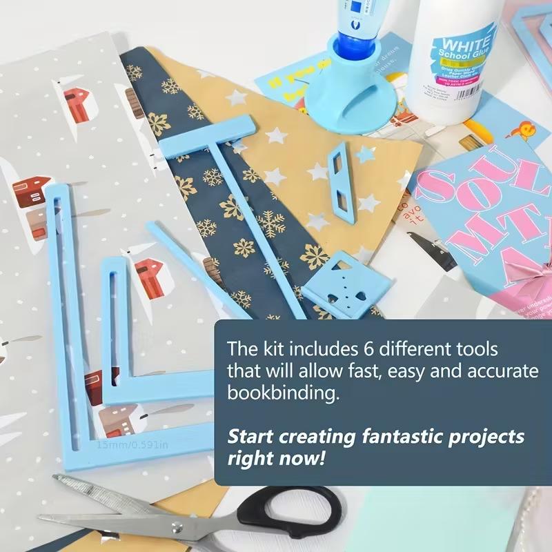 6 قطع أدوات سكرابوكينغ متعددة  - مراجعة Bookbinding Supply Kit وسعره