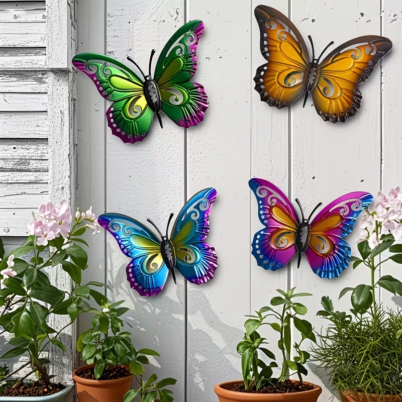 4 قطع من تماثيل الفراشات المعد - مراجعة Art Craft Butterfly وسعره
