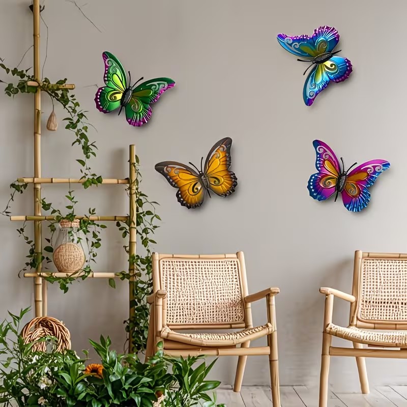 4 قطع من تماثيل الفراشات المعد - مراجعة Art Craft Butterfly وسعره