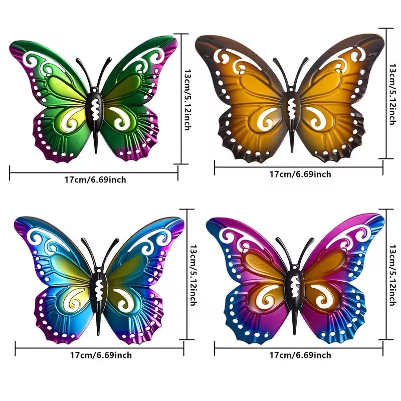 4 قطع من تماثيل الفراشات المعد - مراجعة Art Craft Butterfly وسعره