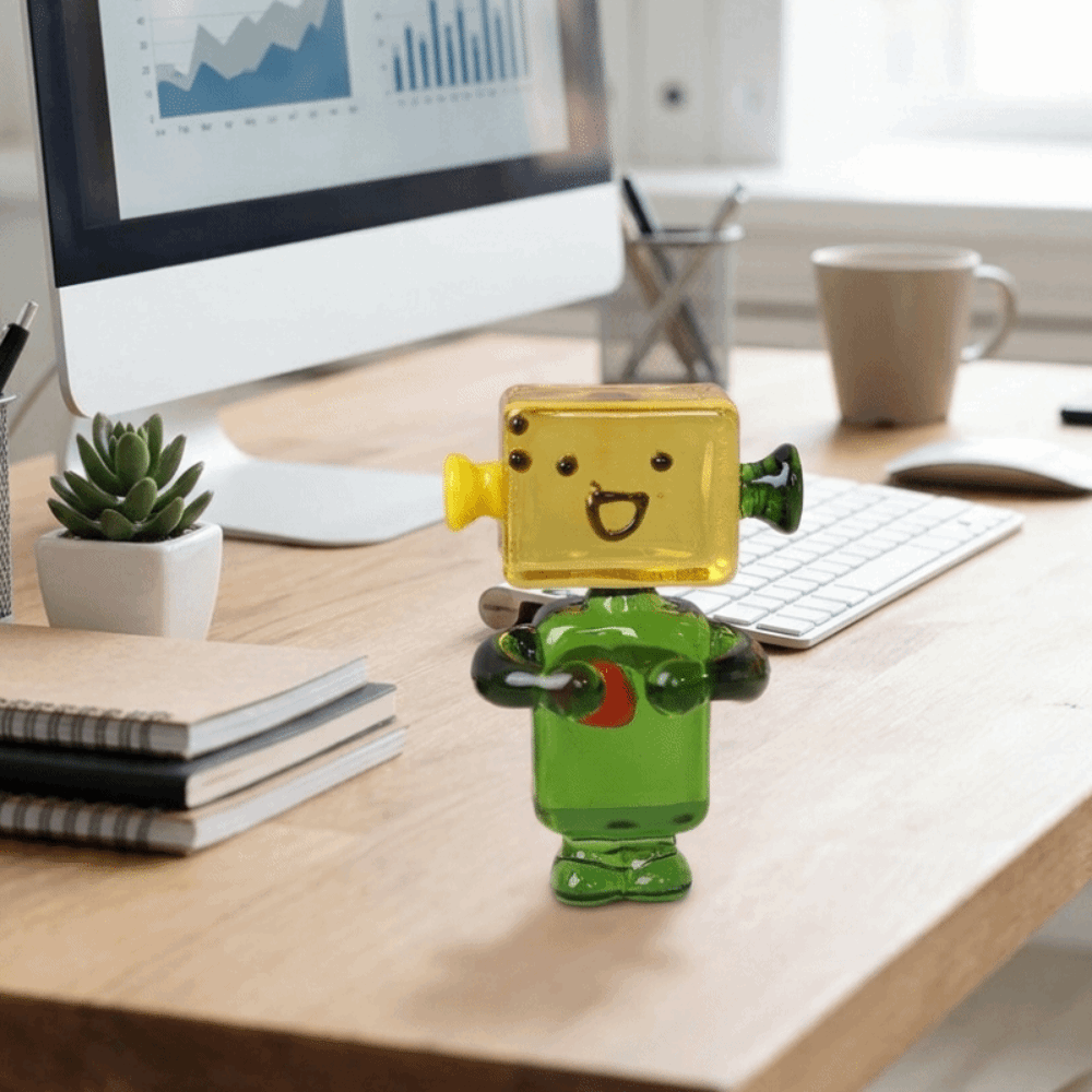 ديكورات بونساي صغيرة، تماثيل ر - مراجعة Art Craft Robot وسعره