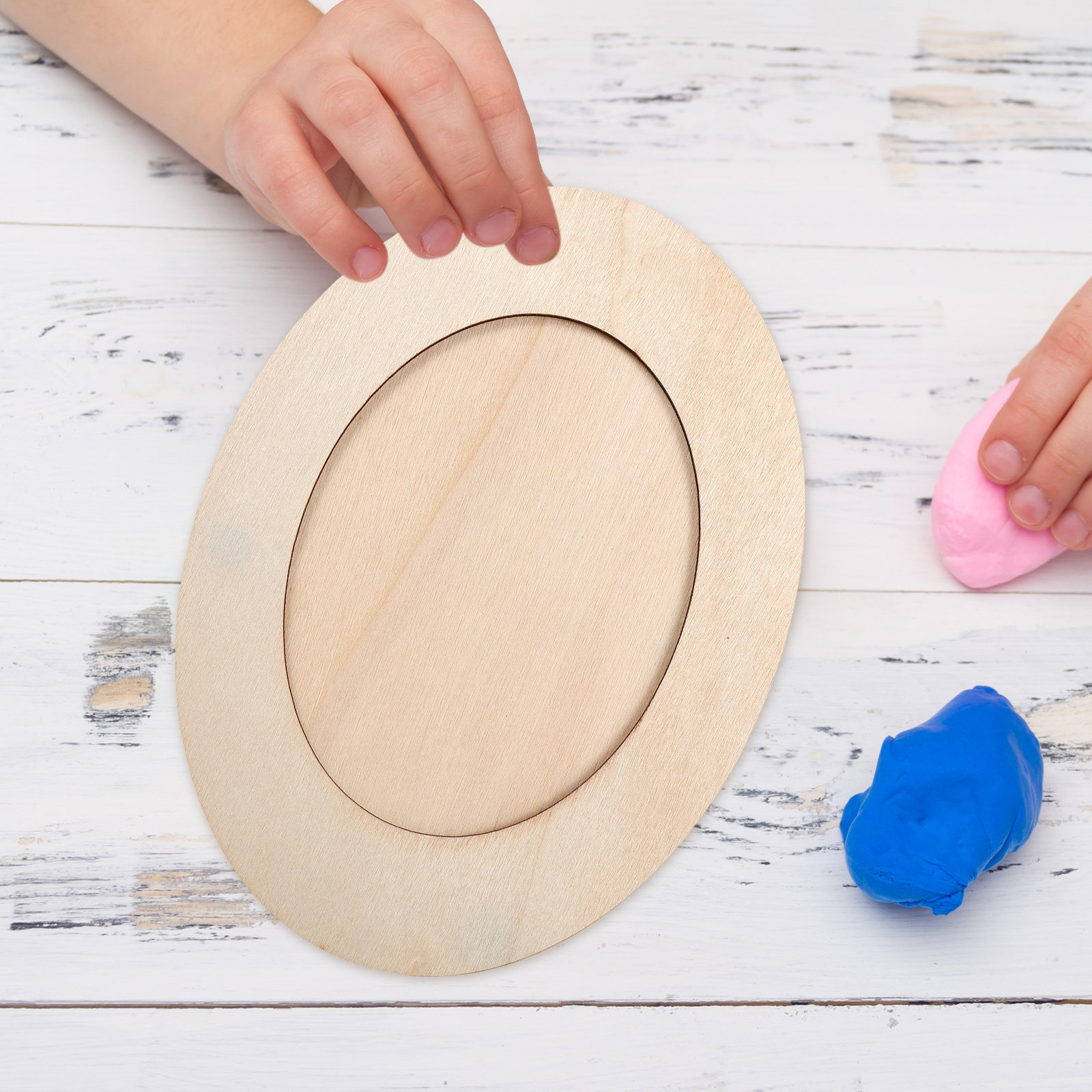 إطار صور خشبي بيضاوي غير مكتمل - مراجعة Art Craft Activities For Preschoolers وسعره