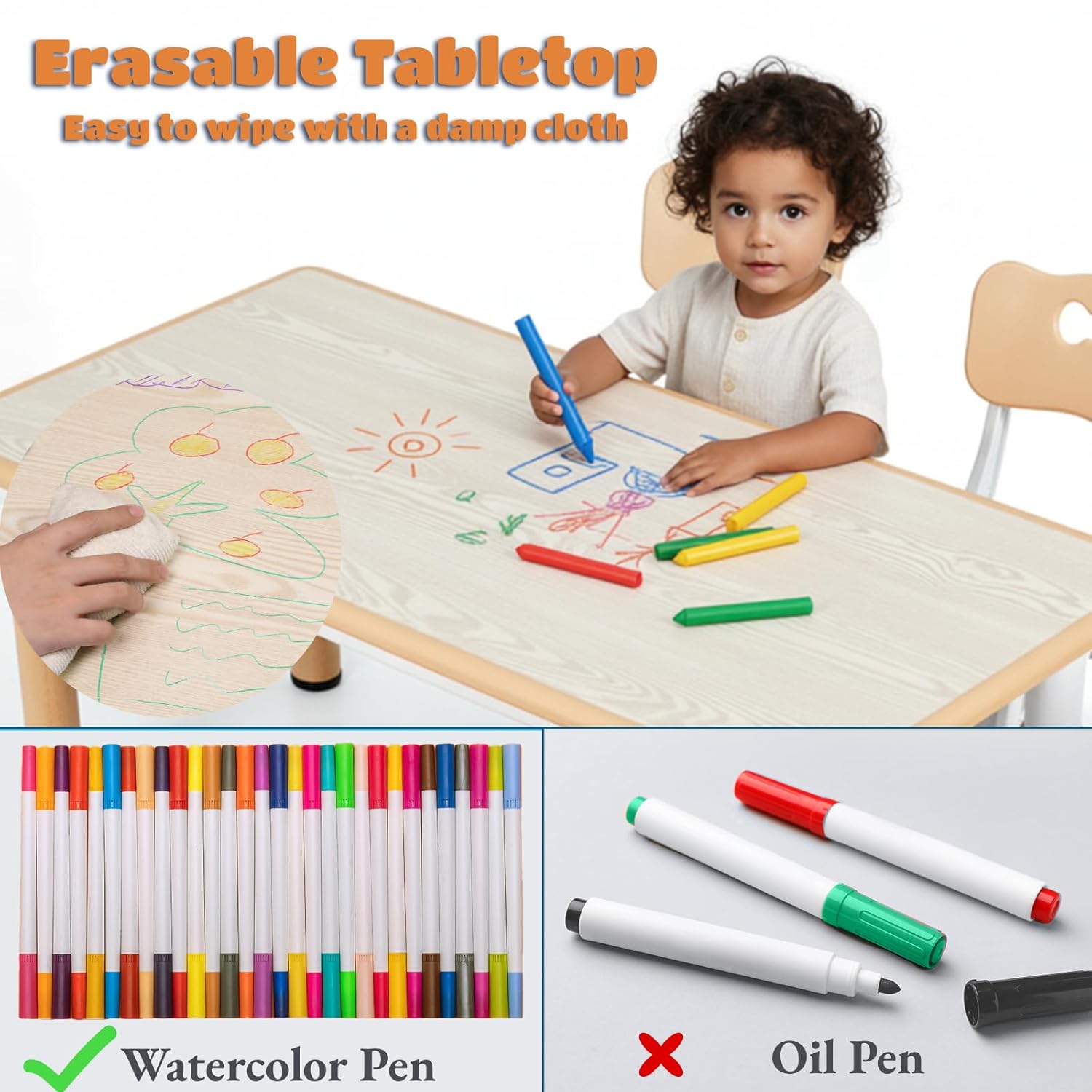 طاولة أطفال مع 6 كراسي، طاولة  - مراجعة Art Craft Activities For Preschoolers وسعره