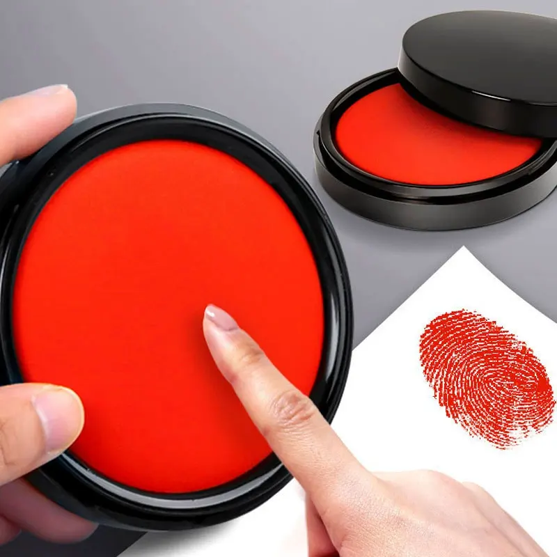 قطعتان من وسادة الحبر الحمراء  - مراجعة Stamping Ink Pad وسعره