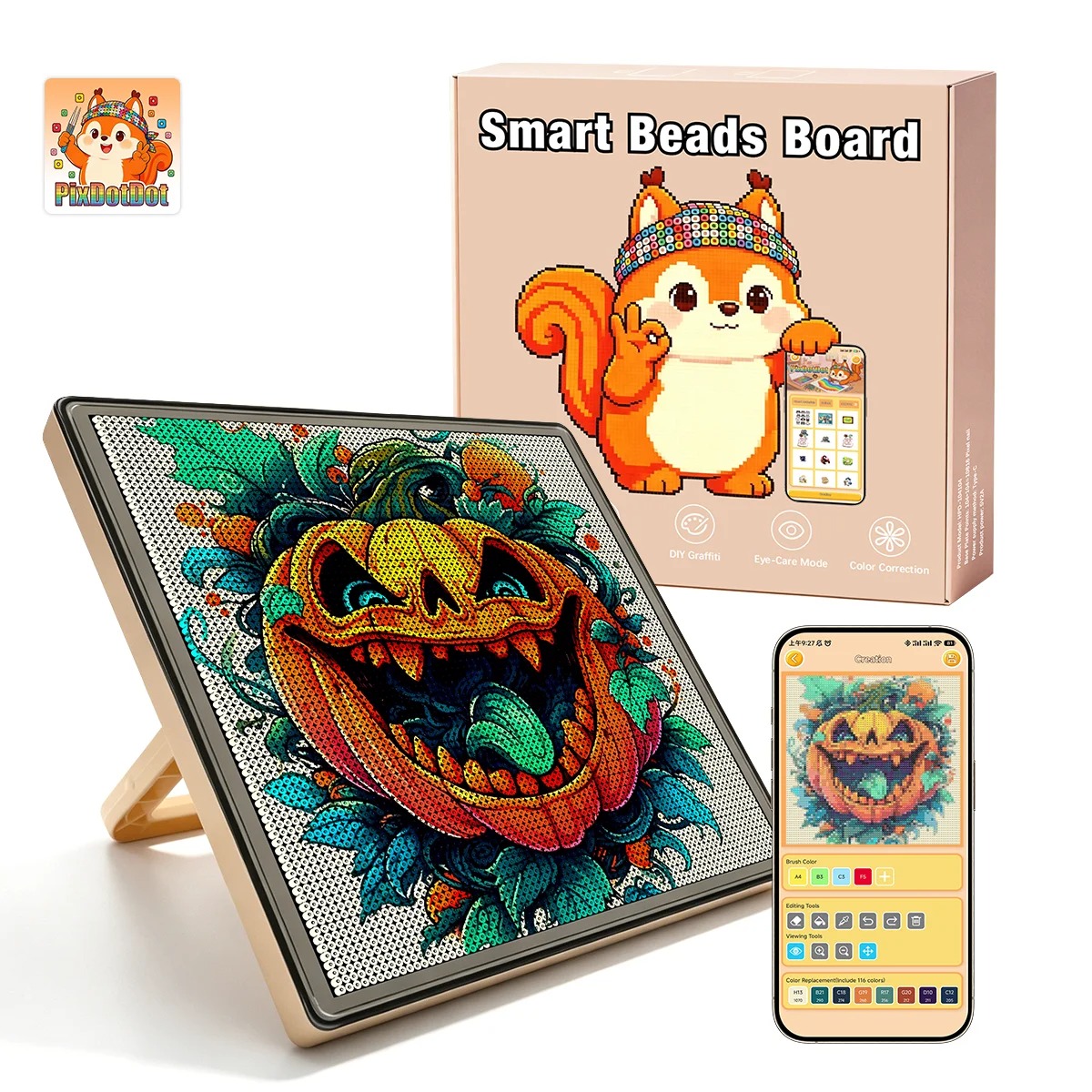 لوحة فنية ذكية بإضاءة LED مع ت - مراجعة Art Craft App وسعره