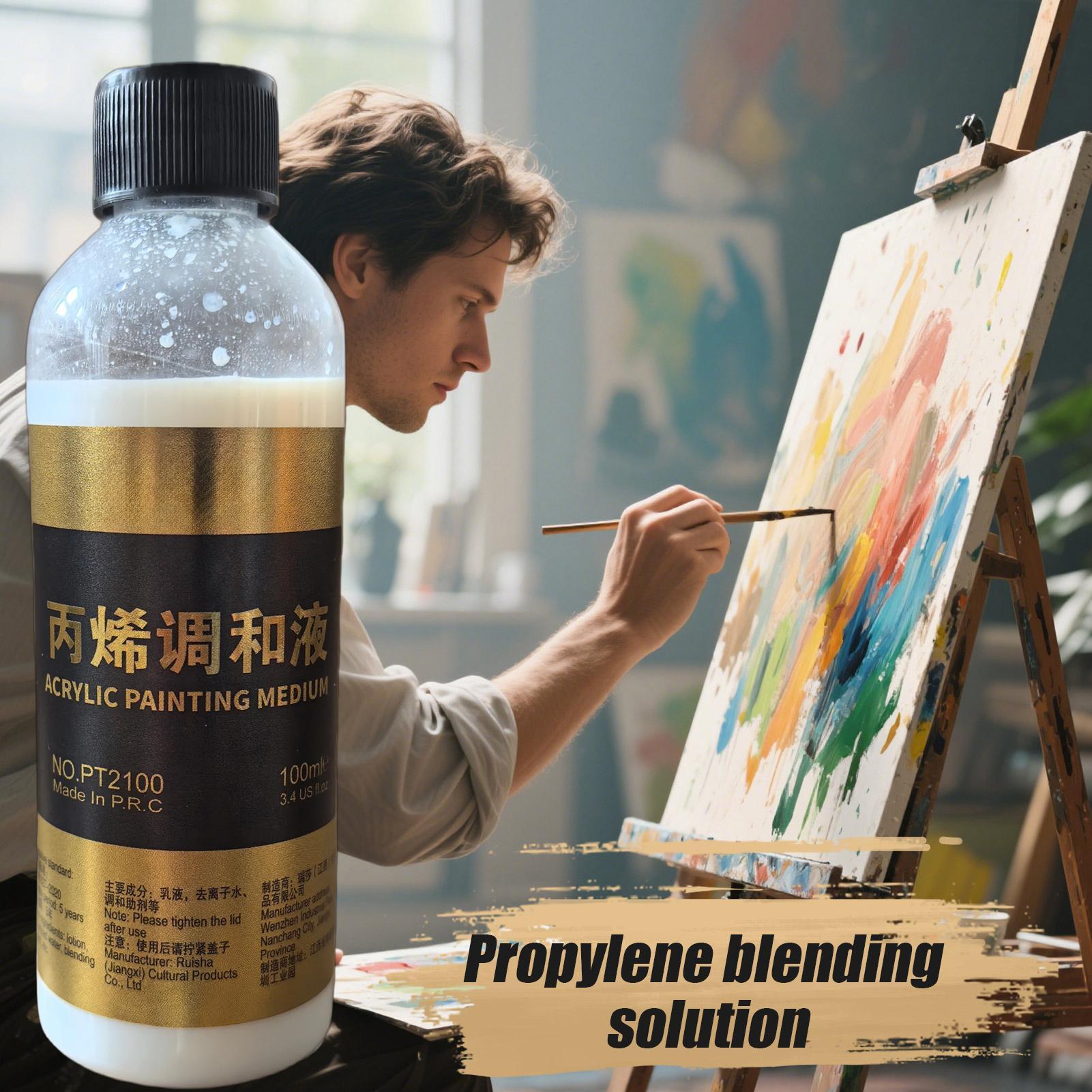 مخفف ألوان أكريليك سائل 100 مل - مراجعة Art Craft Blend وسعره