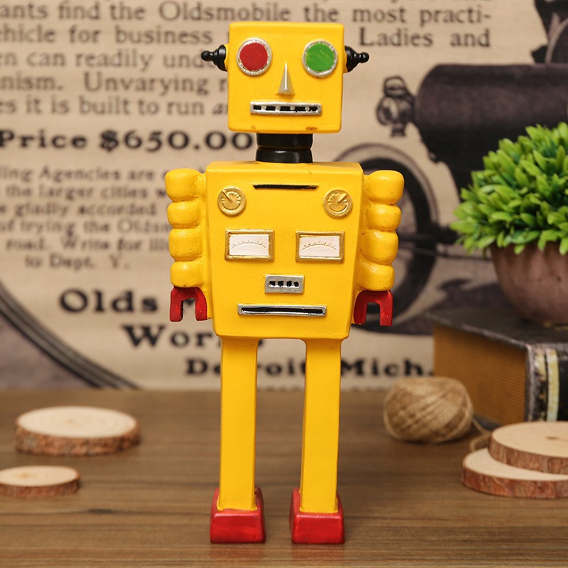 تماثيل روبوت كرتونية للزينة، ح - مراجعة Art Craft Robot وسعره