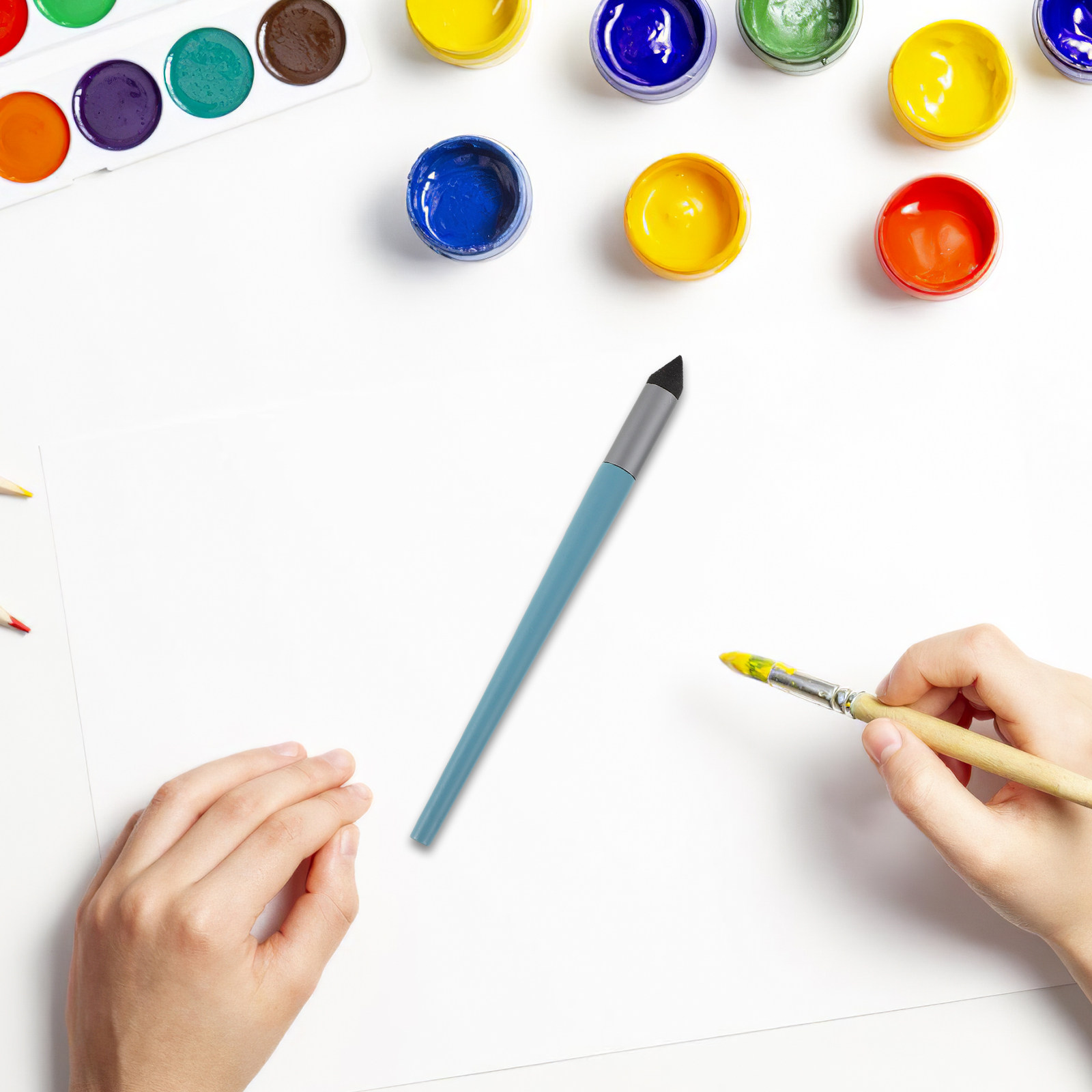 6 قطع من أقلام الإسفنج لدمج أل - مراجعة Art Craft Blend وسعره