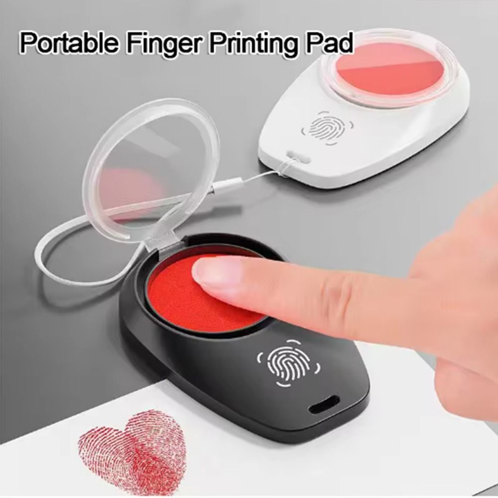 وسادة حبر صغيرة شفافة لبصمات ا - مراجعة Stamping Ink Pad وسعره
