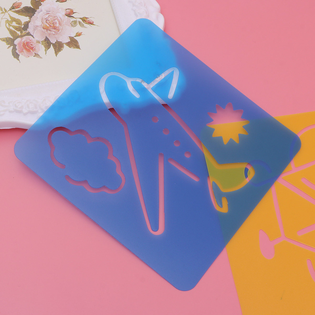 12 قطعة من قوالب الرسم الكرتون - مراجعة Art Craft Activities For Preschoolers وسعره