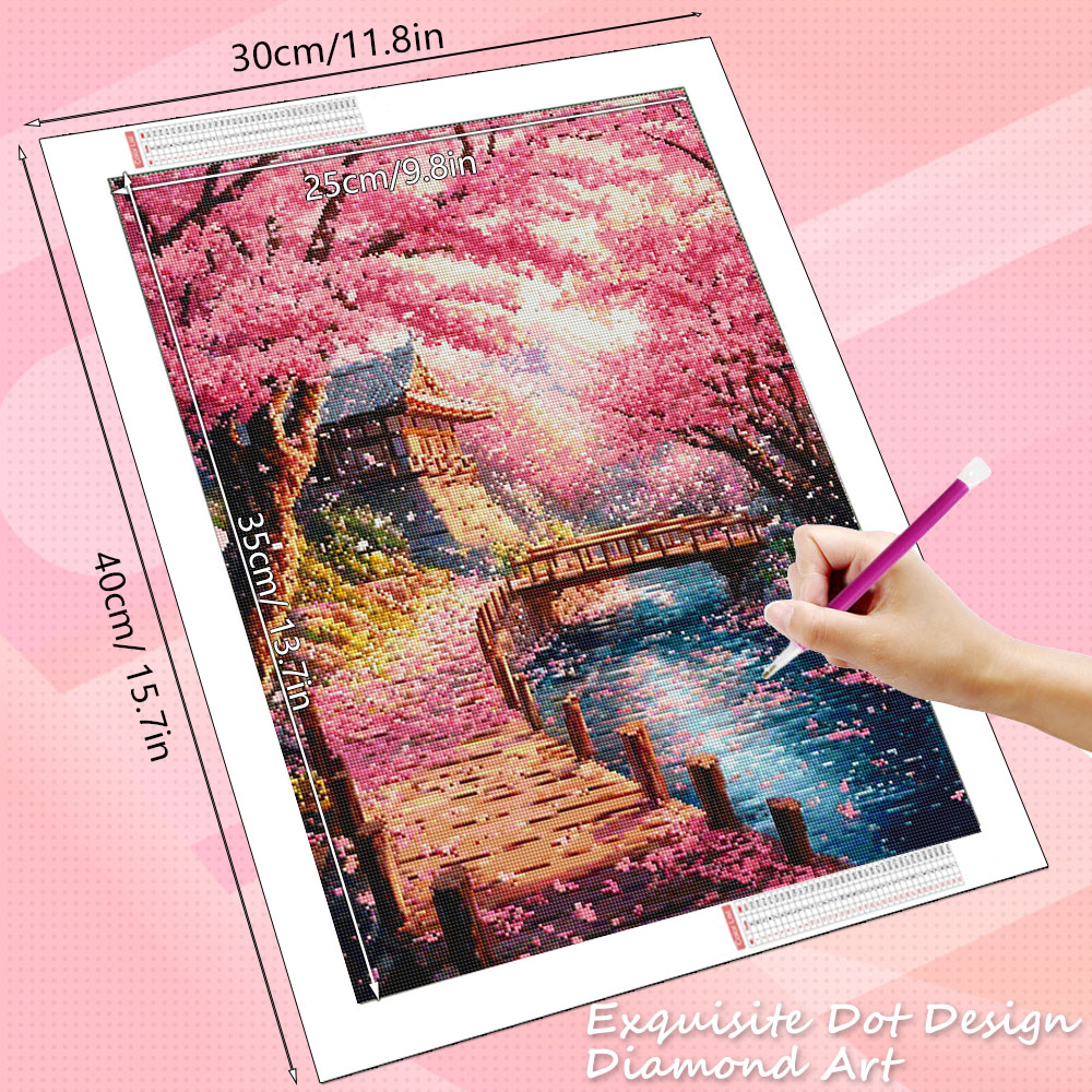 لوحة فنية ماسية من HUACAN لمنظ - مراجعة Art Craft Hobbies وسعره