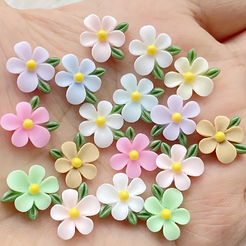 20 قطعة من الزخارف الراتنجية ا - مراجعة Art Craft Flower Making وسعره