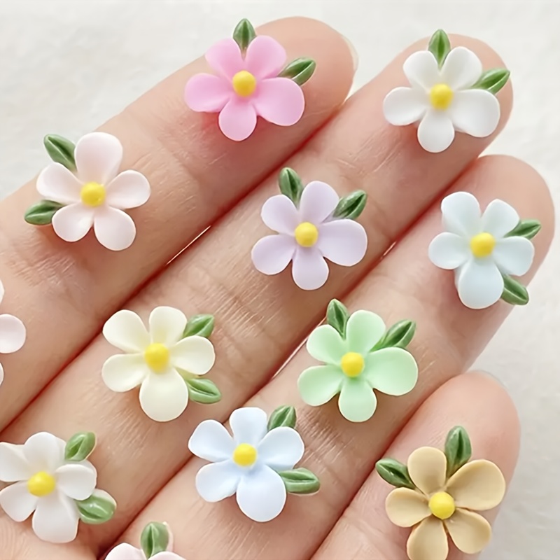 20 قطعة من الزخارف الراتنجية ا - مراجعة Art Craft Flower Making وسعره