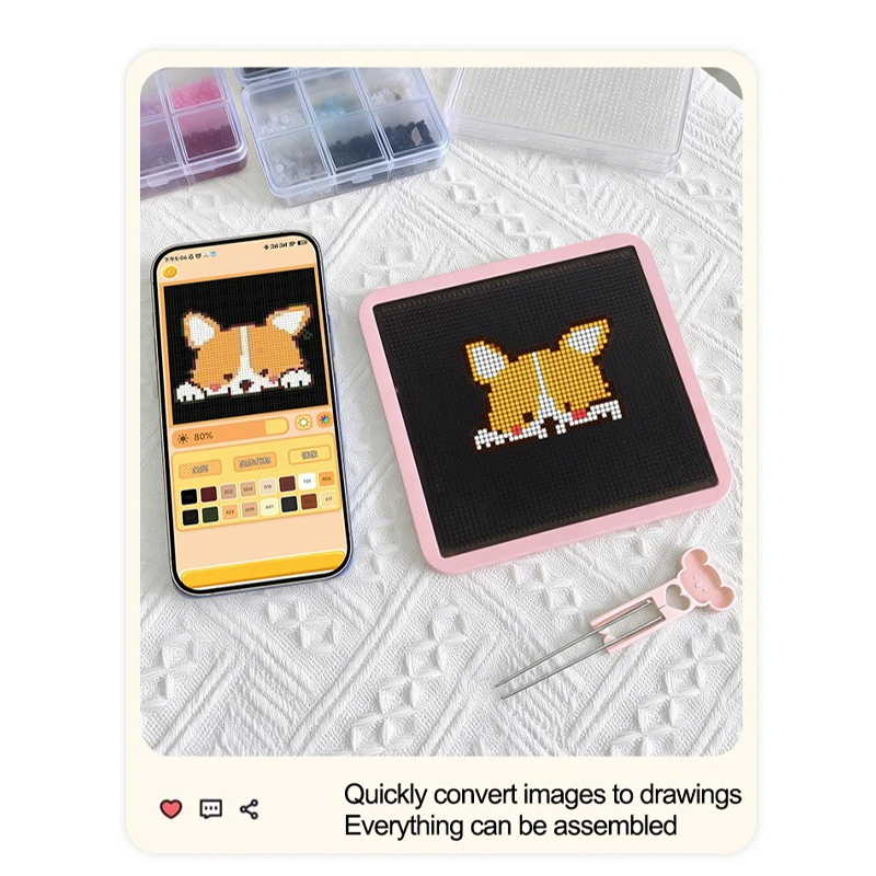 لوحة خرز LED ذكية مع تحكم عبر  - مراجعة Art Craft App وسعره