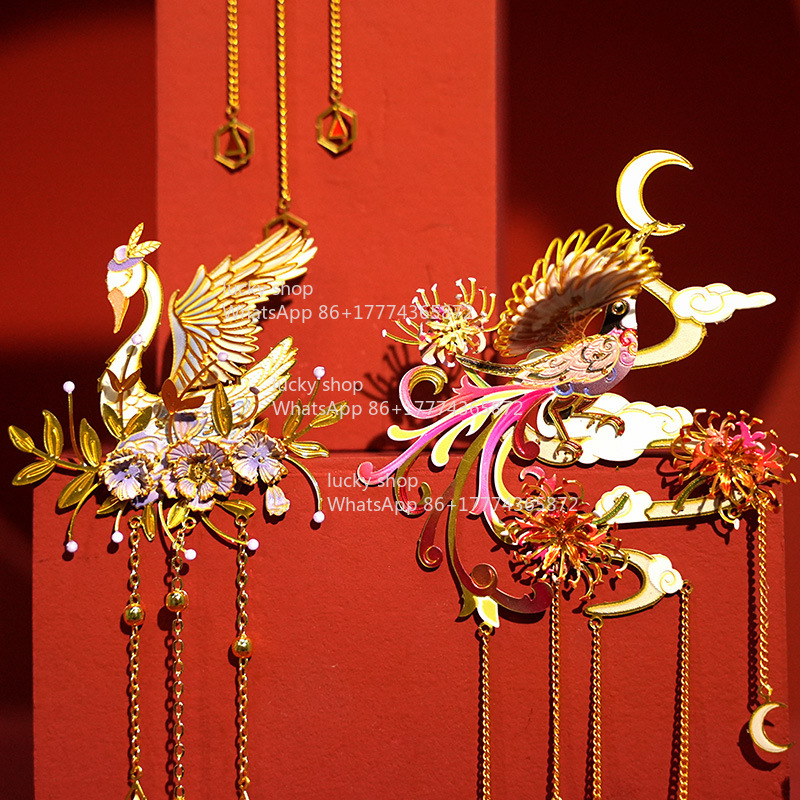 دبوس زينة معدني على الطراز الص - مراجعة Chinese Art Craft وسعره
