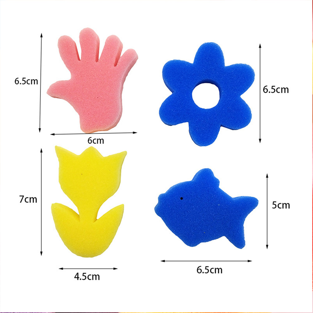 25 قطعة من أختام الإسفنج على ش - مراجعة Art Craft Activities For Preschoolers وسعره