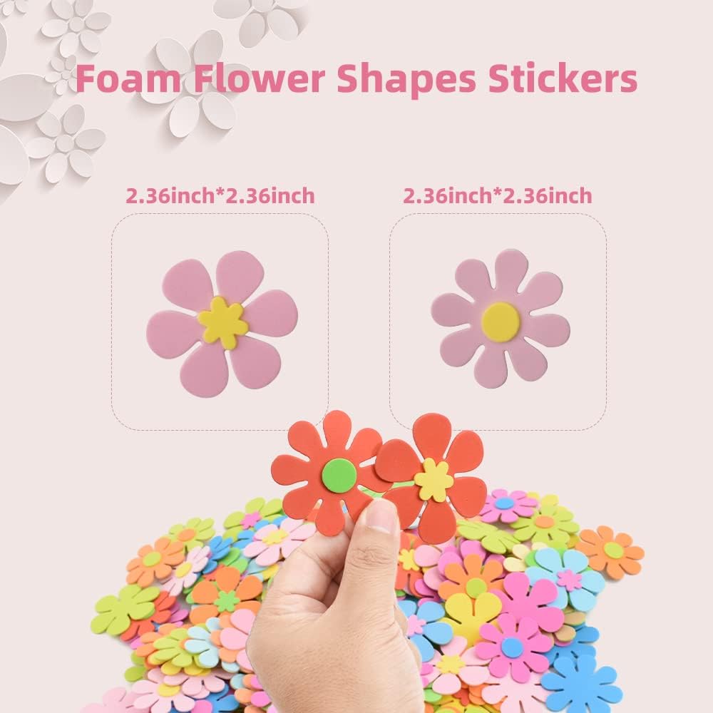 100 قطعة جديدة من ملصقات الفوم - مراجعة Art Craft Activities For Preschoolers وسعره