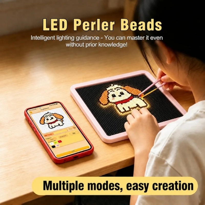 لوحة حرفية لخرز LED قابلة للتش - مراجعة Art Craft App وسعره
