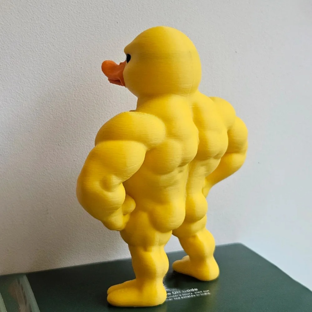 تمثال بطة العضلات - ديكور سطح  - مراجعة Art Craft Duck وسعره