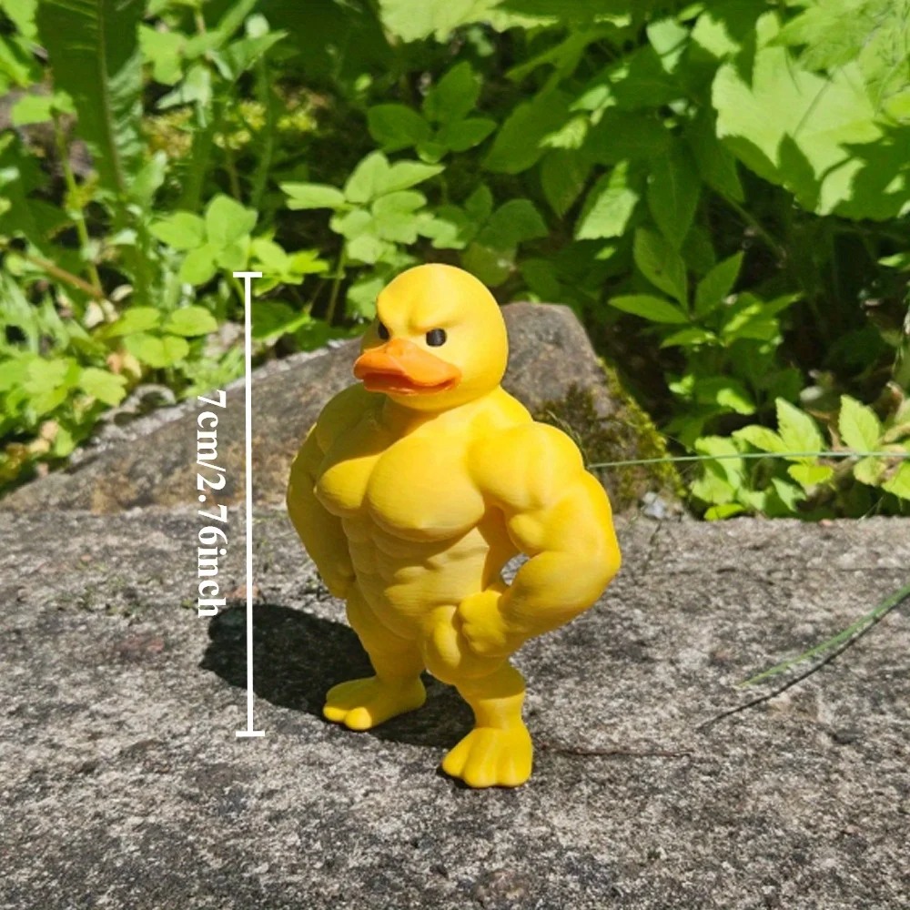 تمثال بطة العضلات - ديكور سطح  - مراجعة Art Craft Duck وسعره